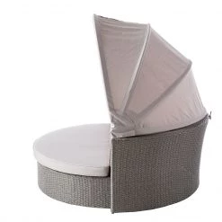 Salon de jardin modulable Soller - Tissu / Polyrotin - Gris clair / Gris -Poêles Soldes 1000118226 040 GALLERYIMAGES P000000001000118226