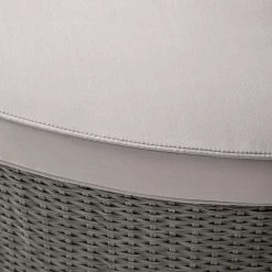 Salon de jardin modulable Soller - Tissu / Polyrotin - Gris clair / Gris -Poêles Soldes 1000118226 070 GALLERYIMAGES P000000001000118226