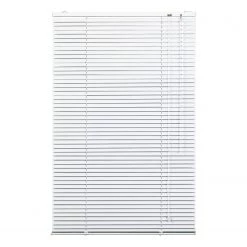 Twentyfour Store vénitien Alonnah III - Aluminium - Blanc - 80 x 160 cm