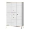 Wimex Armoire enfant Billund II - Blanc / Imitation chêne brut de sciage 2 Wimex Armoire enfant Billund II - Blanc / Imitation chêne brut de sciage -Poêles Soldes 1000163142 190311 15355400067 IMAGE P000000001000163142