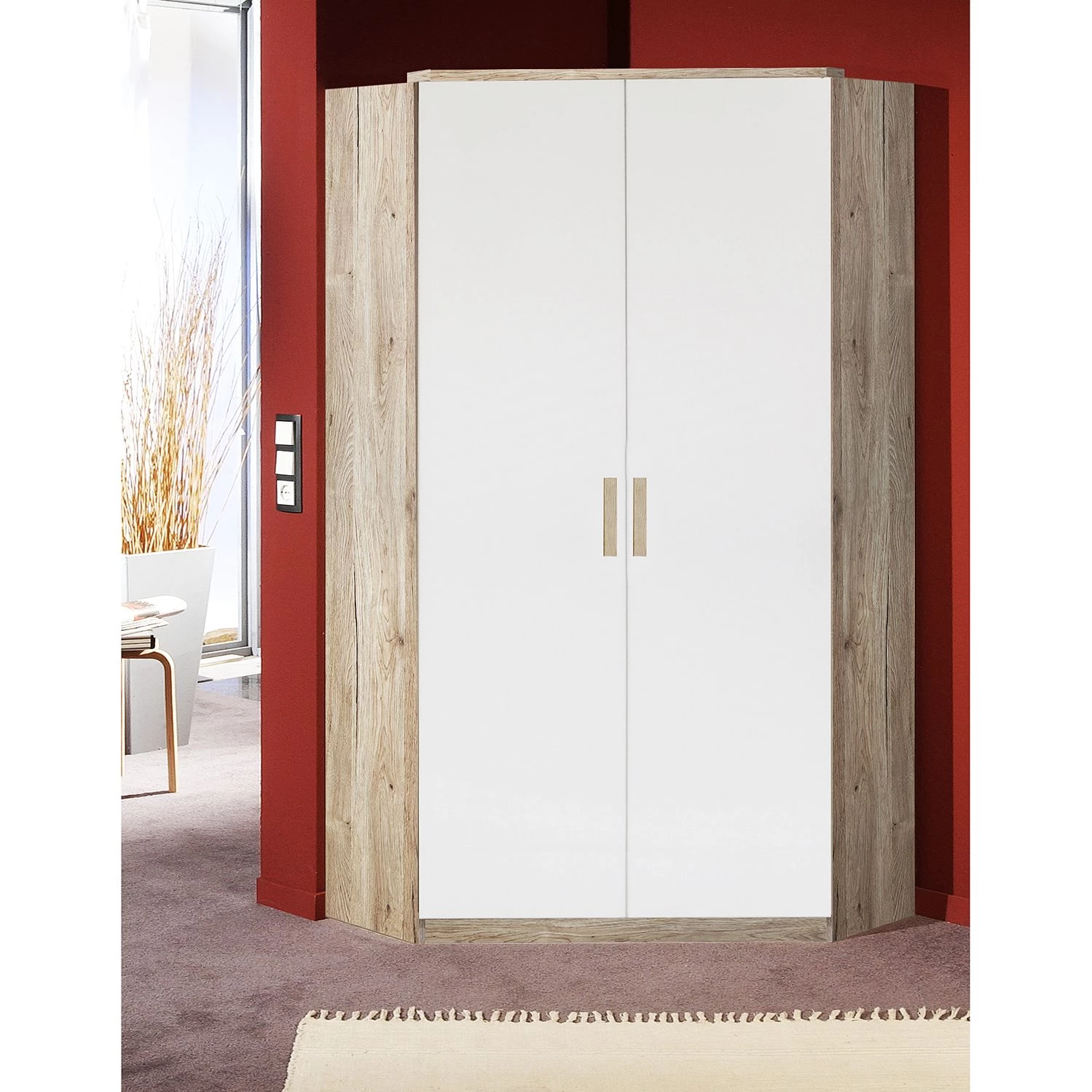 Wimex Armoire d’angle enfant Cariba - Chêne 4 Wimex Armoire d’angle enfant Cariba - Chêne – Image 2