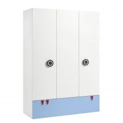 Now! by hülsta Armoire hülsta now minimo IV - Blanc / Bleu clair