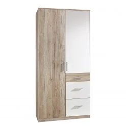 Wimex Armoire Joker I - Imitation chêne de San Remo / Blanc