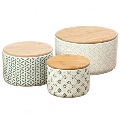 Boltze Boîtes Maiko (3 éléments) - Faïence - Multicolore -Poêles Soldes 1000236374 210202 12474200200 DETAILS P000000001000236374