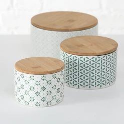 Boltze Boîtes Maiko (3 éléments) - Faïence - Multicolore -Poêles Soldes 1000236374 210202 12474300204 MOOD DETAILS P000000001000236374 mood