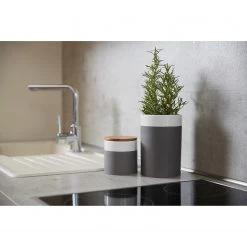 WENKO Boîtes Malta (2 éléments) - Céramique / Bambou - Multicolore -Poêles Soldes 1000237980 210104 10030600353 MOOD DETAILS P000000001000237980 mood