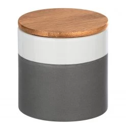 WENKO Boîtes Malta (2 éléments) - Céramique / Bambou - Multicolore -Poêles Soldes 1000237980 210104 10030600354 DETAILS P000000001000237980