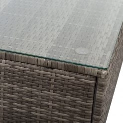 My Flair Salon de jardin Barrani (2 éléments) - Fer / Osier - Gris -Poêles Soldes 1000276051 210702 10380700024 DETAILS P000000001000276051