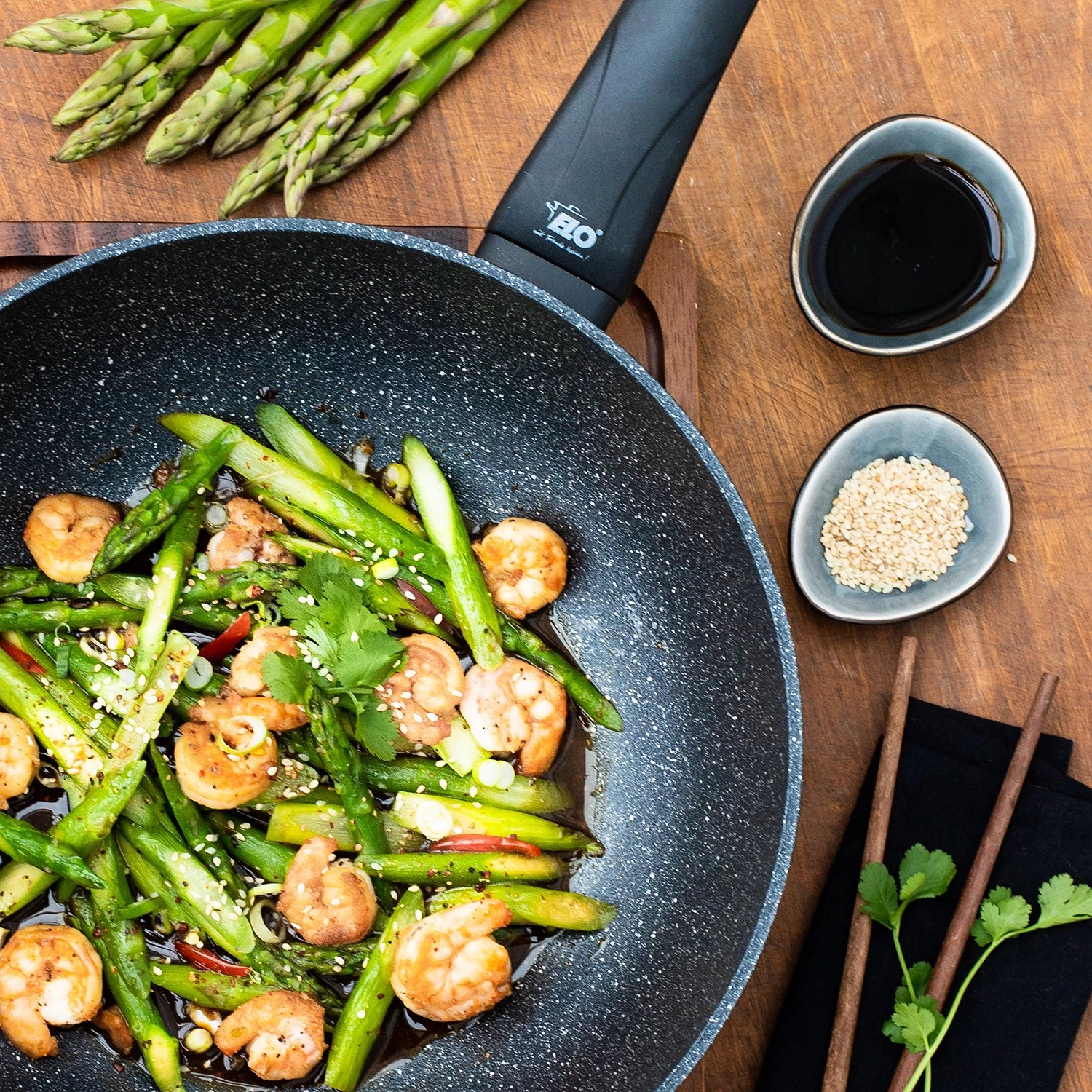 Elo Wok Granit Evolution - Noir - Aluminium 4 Elo Wok Granit Evolution - Noir - Aluminium – Image 2