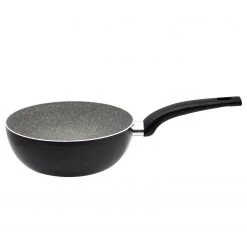 Elo Wok Dolomit - Noir - Aluminium