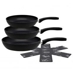 Elo Set de poêles Lukullus (5 éléments) - Noir - Aluminium