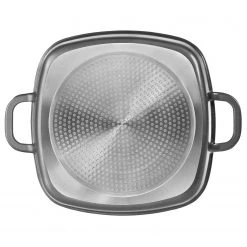 Stoneline Poêle carrée avec couvercle Jonava - Aluminium - Anthracite - 32 x 8 cm -Poêles Soldes 1000279521 210804 08533900057 DETAILS P000000001000279521