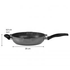 Stoneline Poêle Kelso - Aluminium - Anthracite - Diamètre : 28 cm -Poêles Soldes 1000279532 210804 08533800018 SKETCH DETAILS P000000001000279532 sketch