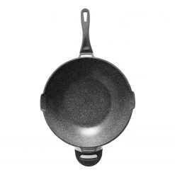 Stoneline Wok couvercle en verre Kentish - Aluminium - Anthracite -Poêles Soldes 1000279543 210804 08534000083 DETAILS P000000001000279543