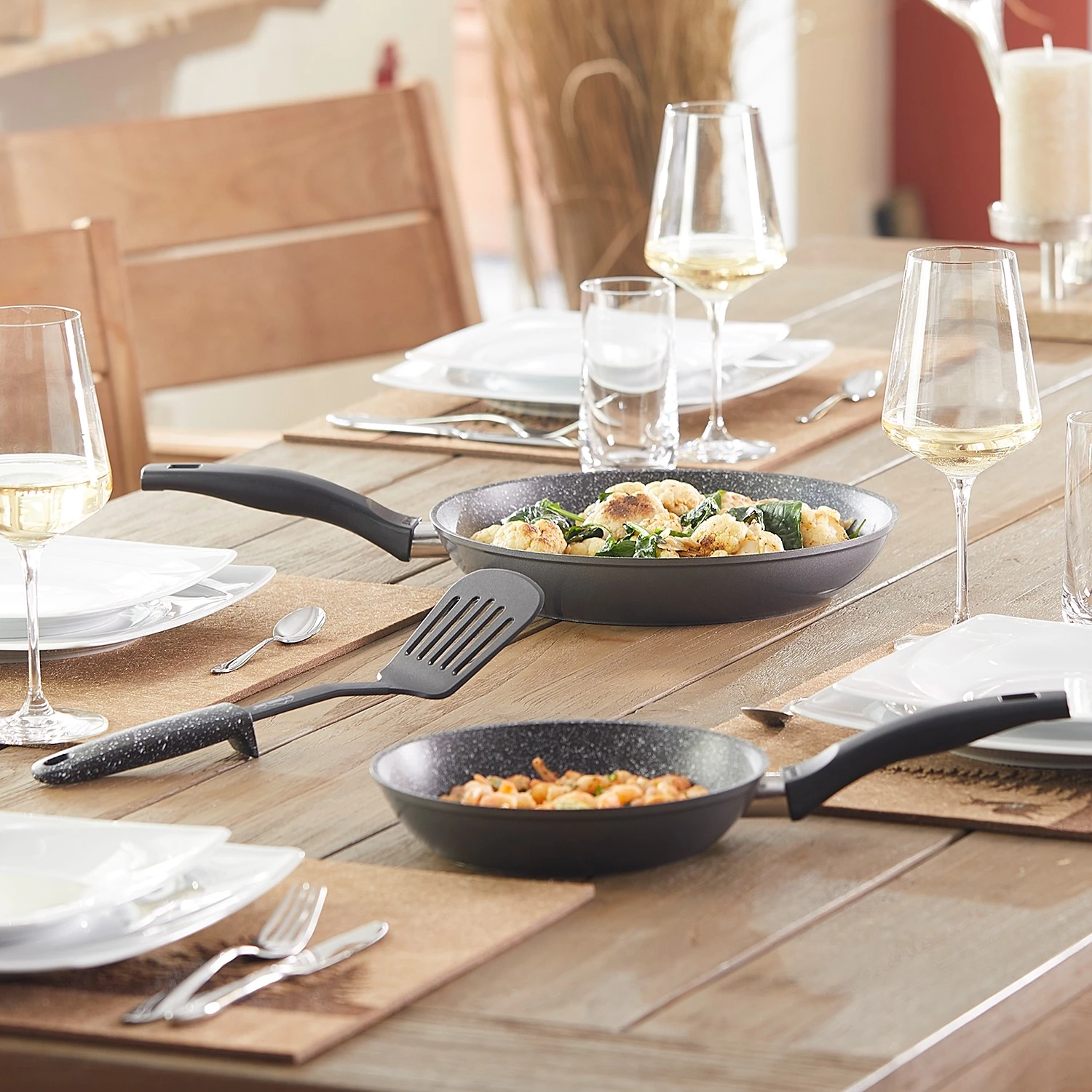 Stoneline Set de poêles Laviron Sempre (3 élém.) - Aluminium - Anthracite 10 Stoneline Set de poêles Laviron Sempre (3 élém.) - Aluminium - Anthracite – Image 8