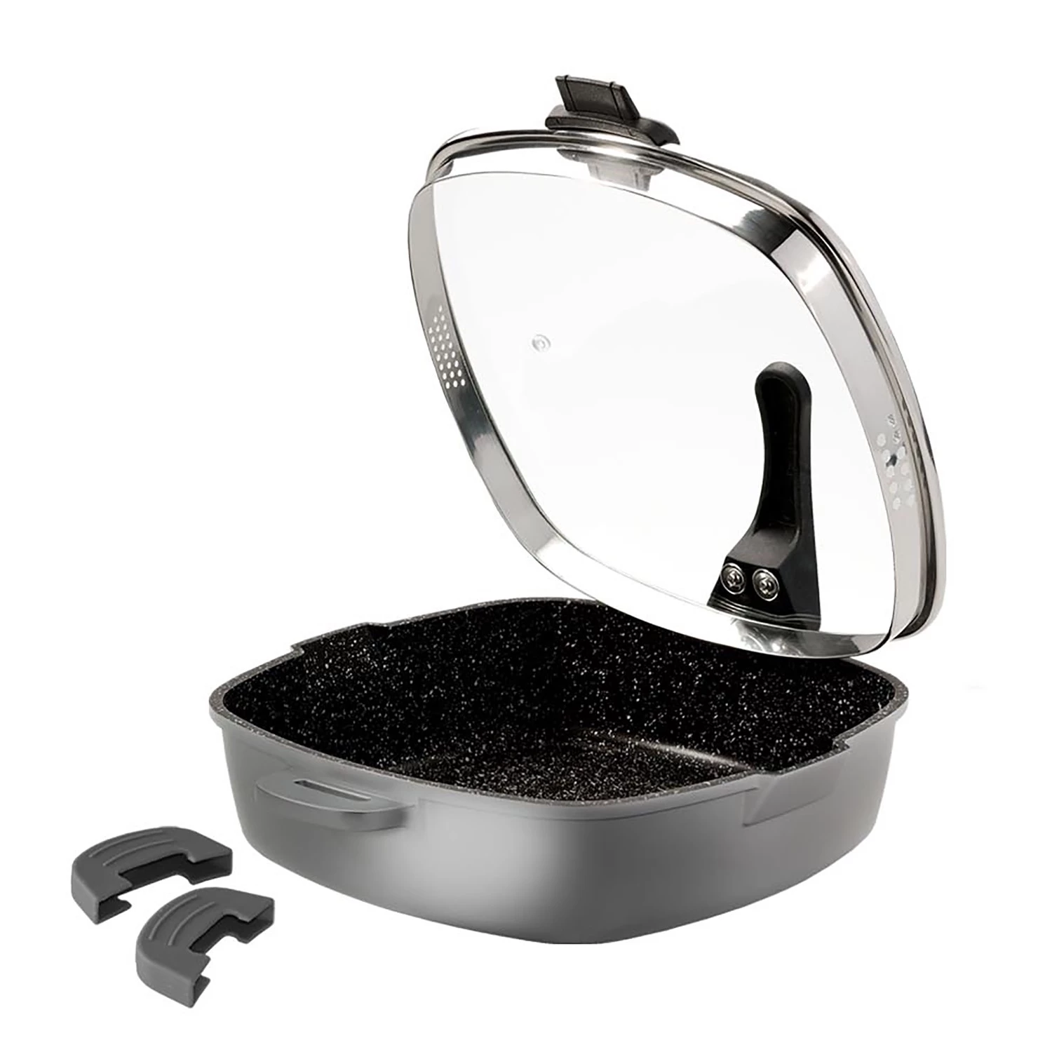 Stoneline Poêle carrée Kendleton - Largeur : 28 cm 3 Stoneline Poêle carrée Kendleton - Largeur : 28 cm