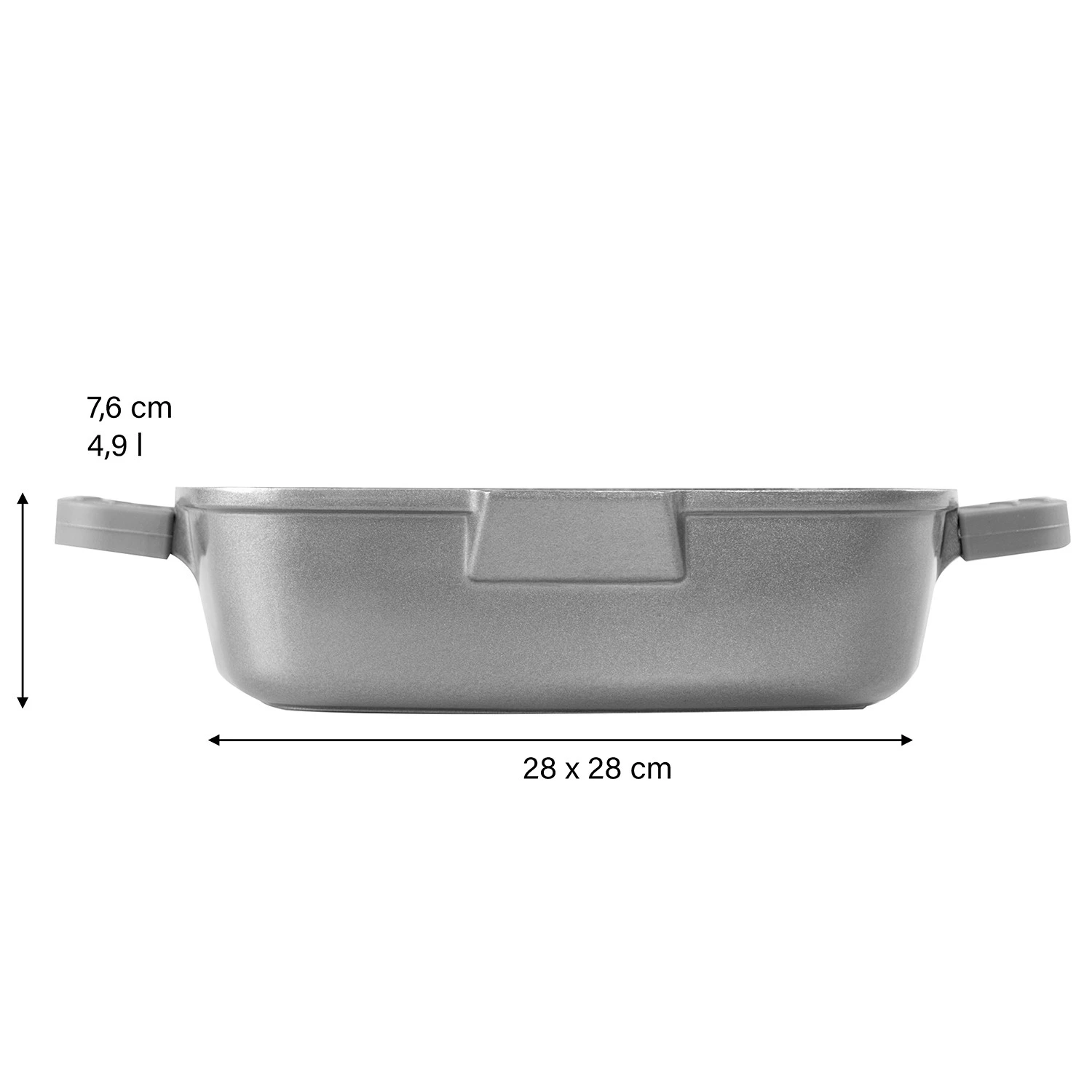 Stoneline Poêle carrée Kendleton - Largeur : 28 cm 7 Stoneline Poêle carrée Kendleton - Largeur : 28 cm – Image 5