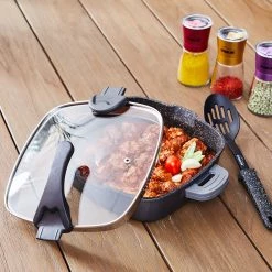 Stoneline Poêle carrée Kendleton - Largeur : 28 cm 17 Stoneline Poêle carrée Kendleton - Largeur : 28 cm -Poêles Soldes 1000279552 210804 08571500722 MOOD DETAILS P000000001000279552 mood