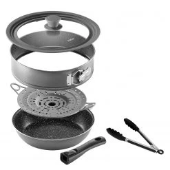 Stoneline Combiné multifonctions Livonia - Aluminium - Anthracite