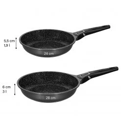 Stoneline Set de poêles Lussan - Aluminium - Anthracite -Poêles Soldes 1000279584 210804 08563600609 SKETCH DETAILS P000000001000279584 sketch