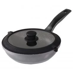 Stoneline Poêle divisible Maarten - Aluminium - Anthracite