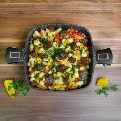 Stoneline Poêle carrée Lucea - Largeur : 24 cm -Poêles Soldes 1000279643 210804 08542300328 MOOD DETAILS P000000001000279643 mood