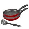 Stoneline Set de poêles Malden (3 éléments) - Aluminium - Rouge rubis 2 Stoneline Set de poêles Malden (3 éléments) - Aluminium - Rouge rubis -Poêles Soldes 1000279645 210804 08542300317 IMAGE P000000001000279645
