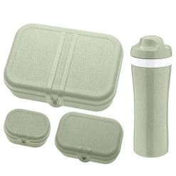Koziol Lunchbox Pascal (4 éléments) - Matière plastique - Vert pâle