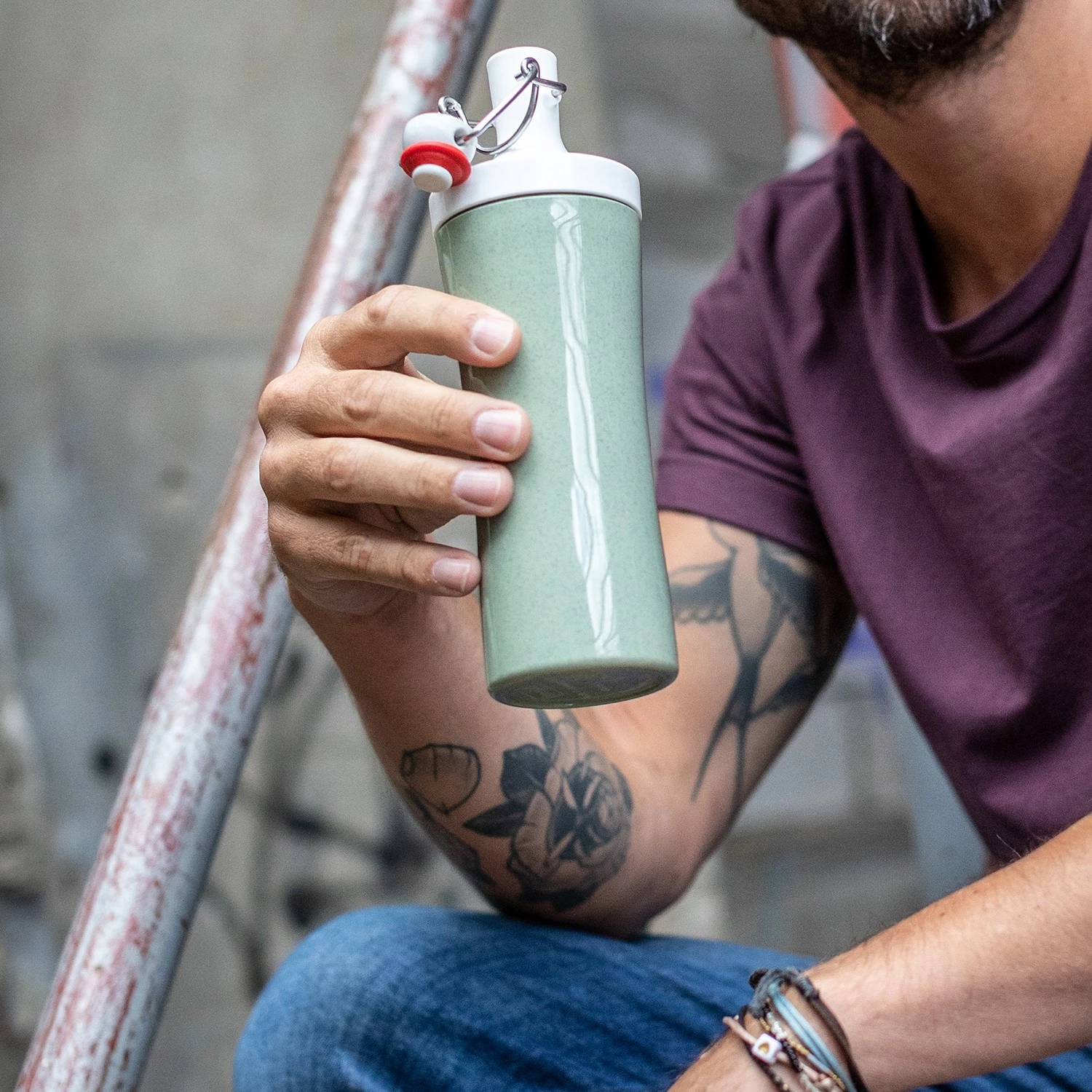 Koziol Lunchbox TO GO (3 éléments) - Matière plastique - Vert pâle 4 Koziol Lunchbox TO GO (3 éléments) - Matière plastique - Vert pâle – Image 2