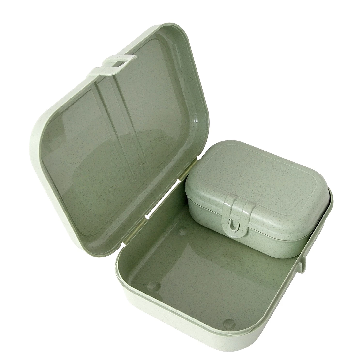 Koziol Lunchbox TO GO (3 éléments) - Matière plastique - Vert pâle 7 Koziol Lunchbox TO GO (3 éléments) - Matière plastique - Vert pâle – Image 5