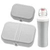 Koziol Lunchbox TO GO (3 éléments) - Matière plastique - Gris 1 Koziol Lunchbox TO GO (3 éléments) - Matière plastique - Gris -Poêles Soldes 1000282783 210805 15490600048 IMAGE P000000001000282783