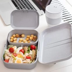 Koziol Lunchbox Pascal (4 éléments) - Matière plastique - Gris -Poêles Soldes 1000282784 210805 15490600054 MOOD DETAILS P000000001000282784 mood