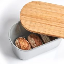 Zeller Huche à pain Algood - Gris 12 Zeller Huche à pain Algood - Gris -Poêles Soldes 1000282889 210813 06100000169 DETAILS P000000001000282889