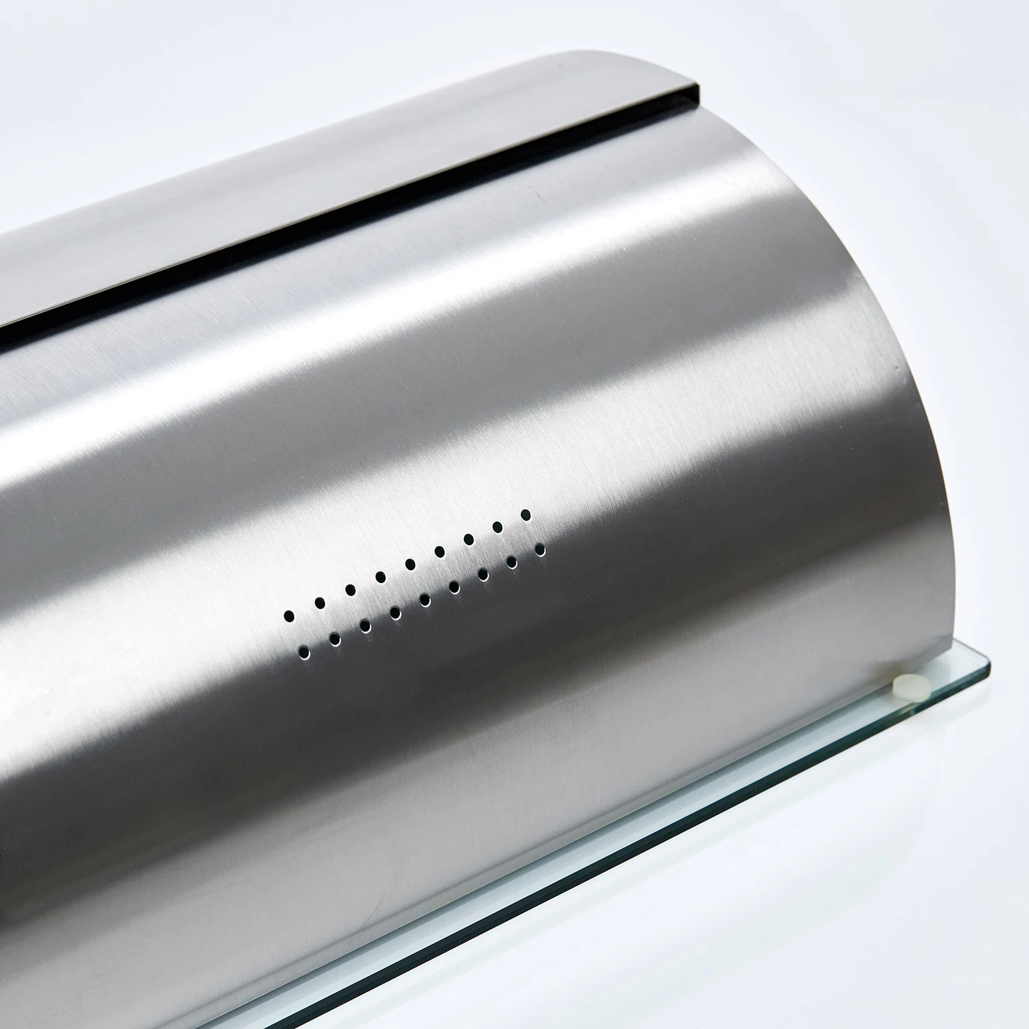 Zeller Huche à pain Wildly - Verre transparent - Argenté - 39 cm x 28 cm x 15,5 cm 5 Zeller Huche à pain Wildly - Verre transparent - Argenté - 39 cm x 28 cm x 15,5 cm – Image 3