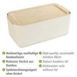 WENKO Huche à pain Derry - Bambou - Crème -Poêles Soldes 1000287198 210827 133041001213 ICON DETAILS P000000001000287198 icon seal