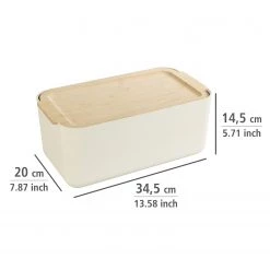 WENKO Huche à pain Derry - Bambou - Crème -Poêles Soldes 1000287198 210827 133041001214 ICON DETAILS P000000001000287198 icon seal