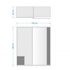 Wimex Armoire à portes coulissantes Rocco II - Largeur : 180 cm -Poêles Soldes 1000291185 210910 11034500048 SKETCH DETAILS P000000001000291185 sketch
