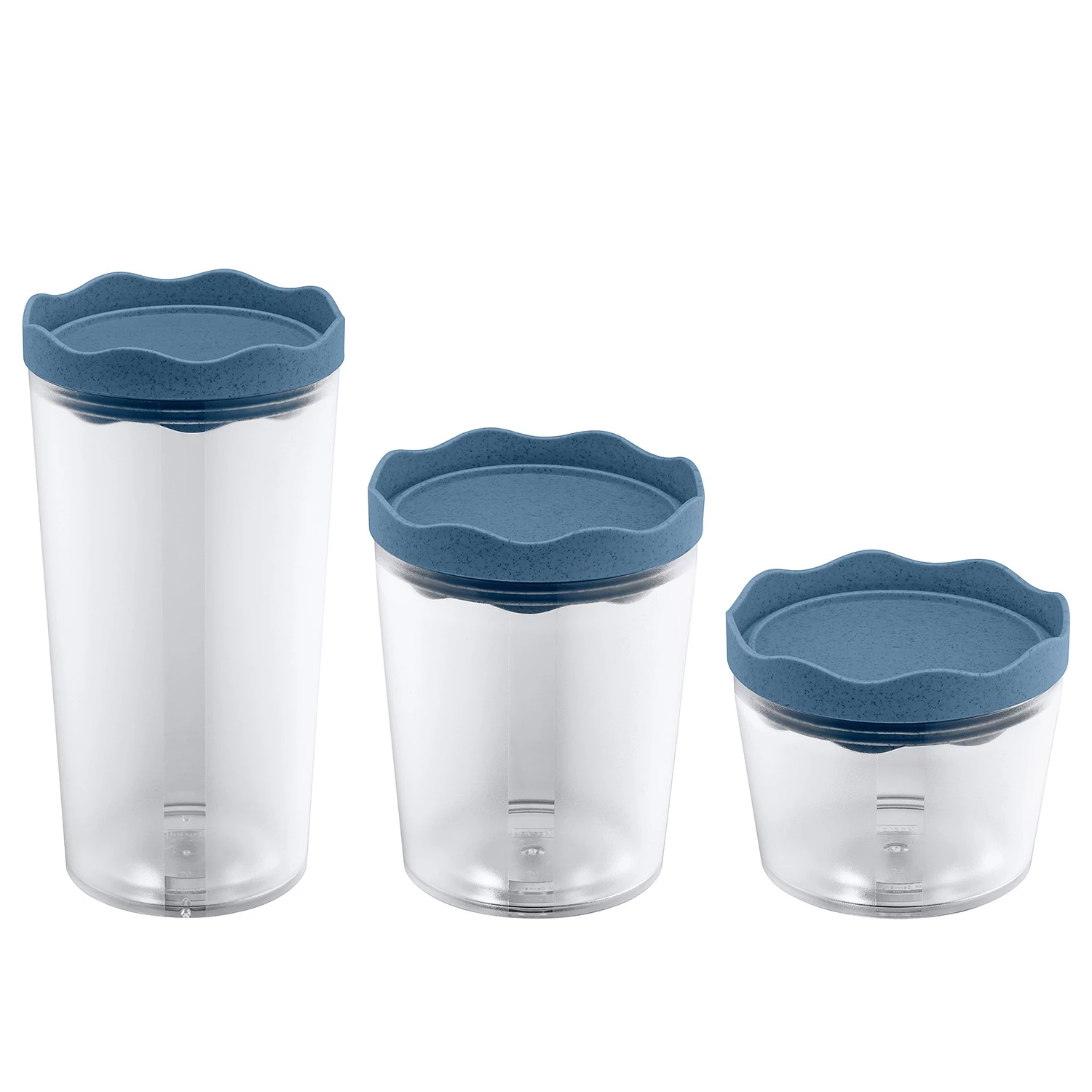 Koziol Boîtes Prince (3 éléments) - Résine thermoplastique - Bleu foncé 3 Koziol Boîtes Prince (3 éléments) - Résine thermoplastique - Bleu foncé