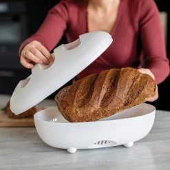 Koziol Boîte à pain Manna I - 100 % polypropylène - Blanc -Poêles Soldes 1000311425 211126 10373600357 MOOD DETAILS P000000001000311425 mood