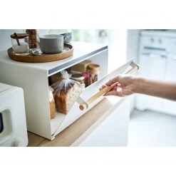 Yamazaki Huche à pain Tosca - Acier / Frêne - Blanc -Poêles Soldes 1000318551 220107 16174100341 DETAILS P000000001000318551