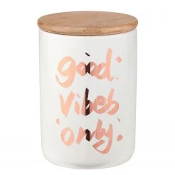 Butlers Boîte QUEEN IT III - Dolomite / Bambou / Silicone - Doré / Blanc