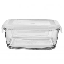 Butlers Boîte FIT FOR FOOD - Verre / Matière plastique / Silicone - Blanc - 17 x 8 cm -Poêles Soldes 1000338632 220721 030 DETAILS P000000001000338632