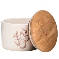 Butlers Boîte Cactus QUEEN IT - Dolomite / Bambou / Silicone - Blanc 8 Butlers Boîte Cactus QUEEN IT - Dolomite / Bambou / Silicone - Blanc -Poêles Soldes 1000338648 220721 030 DETAILS P000000001000338648