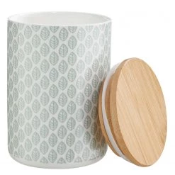 Butlers Boîte Feuilles QUEEN IT - Dolomite / Bambou / Silicone - Vert -Poêles Soldes 1000338667 220721 030 DETAILS P000000001000338667