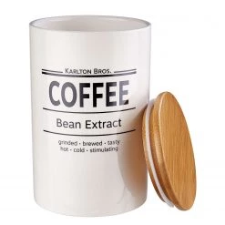 Butlers Boîte à provisions KARLTON BROS II - Bambou / Blanc -Poêles Soldes 1000338669 220721 030 DETAILS P000000001000338669