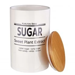 Butlers Boîte à provisions KARLTON BROS VI - Bambou / Blanc -Poêles Soldes 1000338673 220721 030 DETAILS P000000001000338673