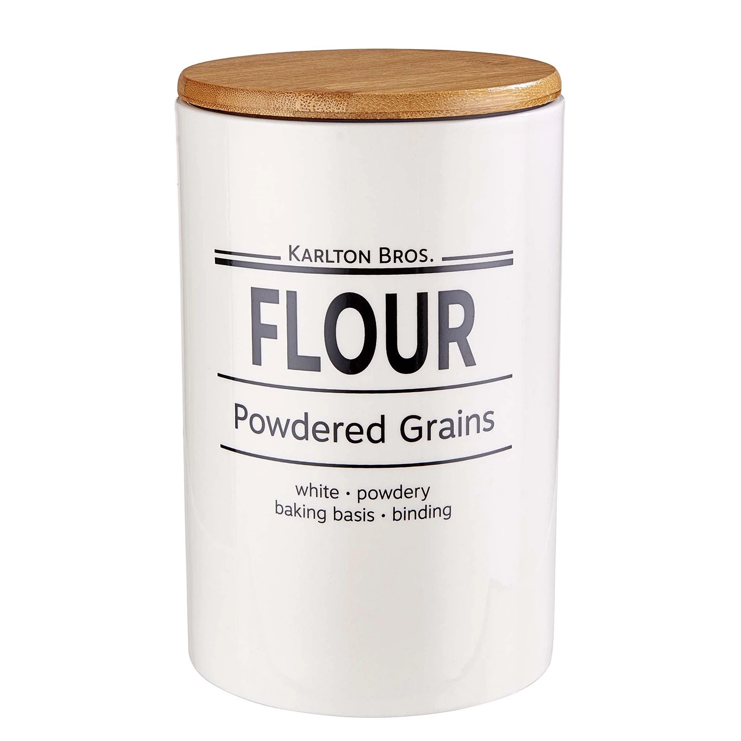 Butlers Boîte à provisions KARLTON BROS IV - Bambou / Blanc 3 Butlers Boîte à provisions KARLTON BROS IV - Bambou / Blanc