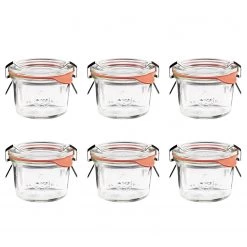 Butlers Pots WECK IV (lot de 6) - Verre transparent - Transparent