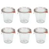 Butlers Verres de cuisson WECK II (lot de 6) - Verre transparent - Transparent -Poêles Soldes 1000338681 220721 010 IMAGE P000000001000338681