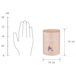 Butlers Boîte Body QUEEN IT - Grès / Bambou / Silicone - Rose -Poêles Soldes 1000338707 220721 500 SKETCH DETAILS P000000001000338707 sketch